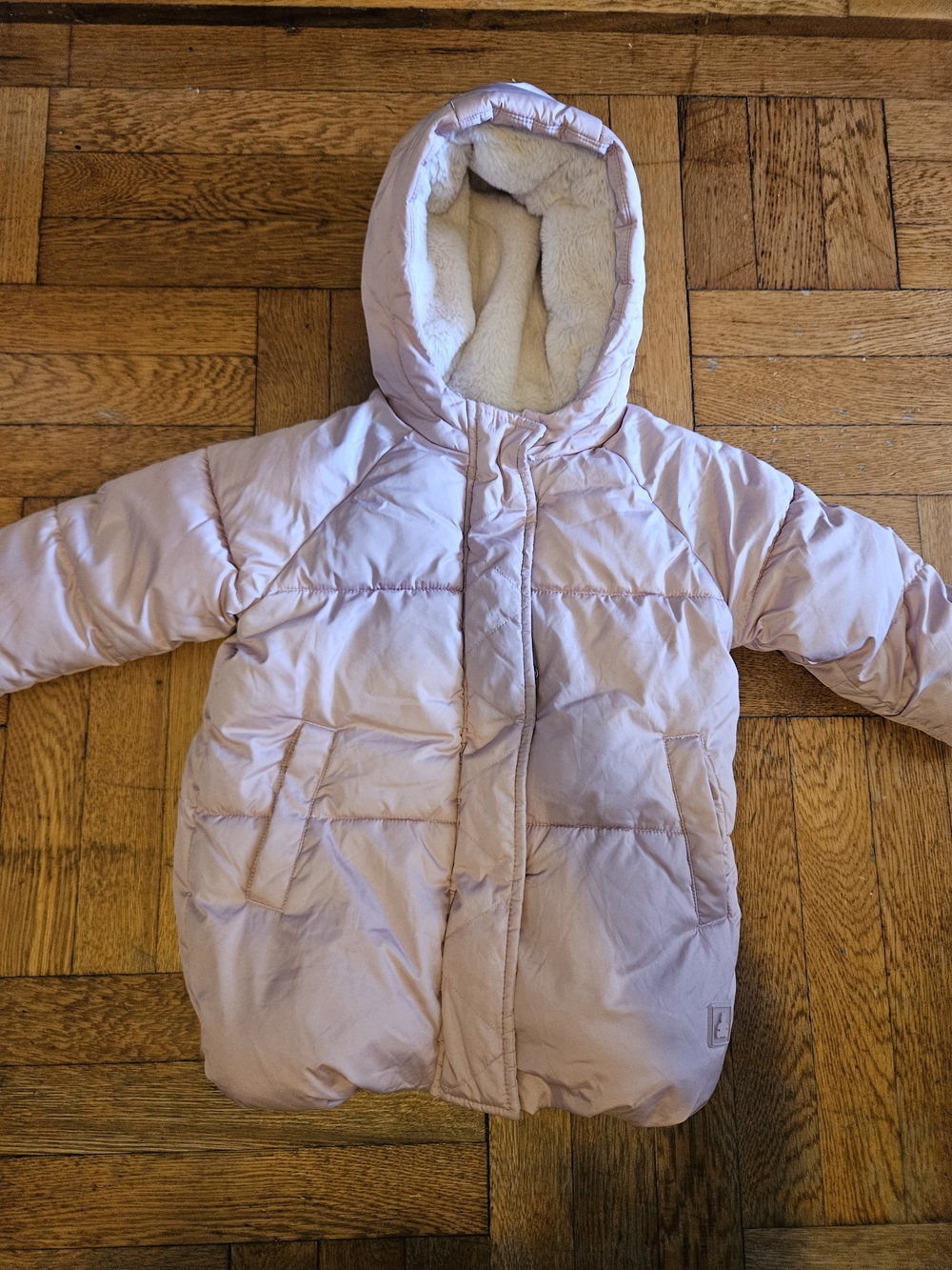 GAP Toddlef Light Pink Puffer Coat